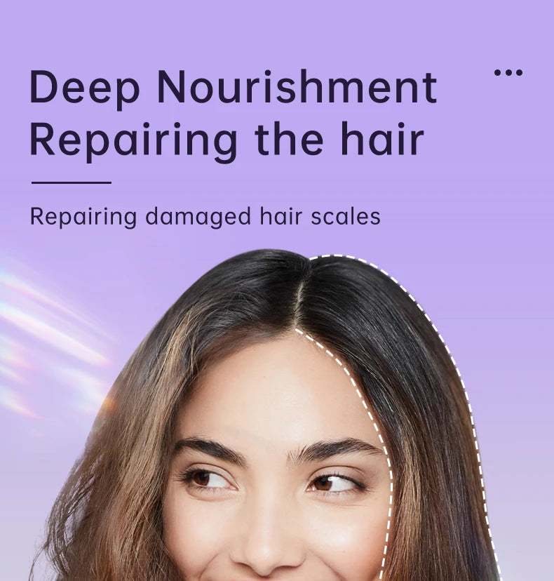 Leave-in Conditioner Coconut Oil Smoothing Spray Anti Frizz Moisturizing Hair Mask Dry Damage Treatment Cream  Hair Care PURC