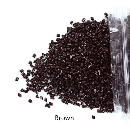 Best Quality 100G Transparent White,Brown,Black,Dark brown  Melt Glue Hard Glue Keratin Italian Keratin Glue For Hair Extensions