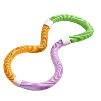 Soft Spring Sports Hoop Waist Trainer Slient Slimming Belly Weight Loss Circle Foldable Without Harm Weighted Exercise Hoops