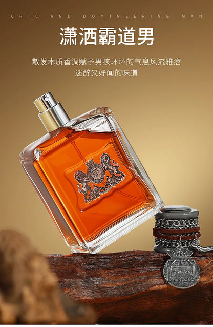 100ml Men Perfume Spray Body Spray Energetic Spicy Fougere Wood Note Perfume Long Lasting Scent Cologne Dating Deodorants