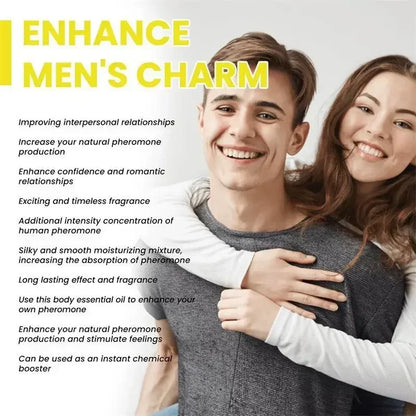 Men's Pheromone Essential Oil Long Lasting Natural Refreshing Body Essence Fragrance Attracts Women Into Fragrances New