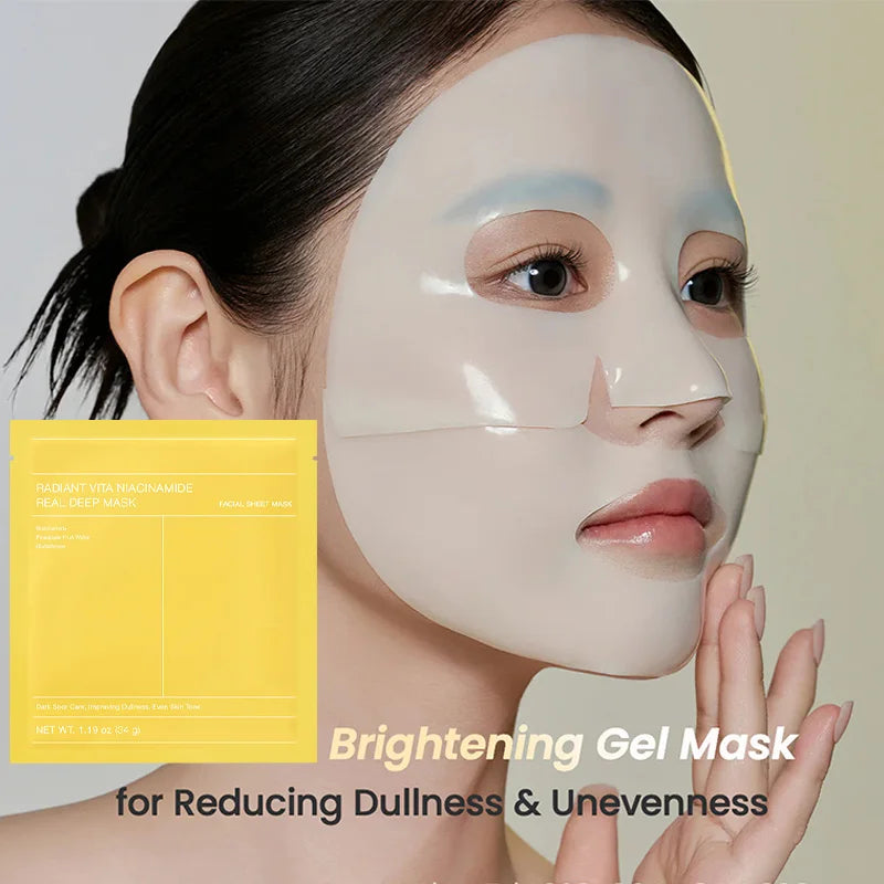 Collagen Mask Korean Facial Care Longlasting Deep Moisturizing Firming Smooth Skin Brightening Gentle Moisturizing Hydrogel Mask