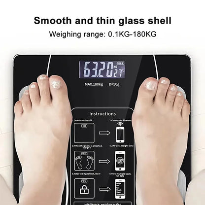 Weight scale electronic weighing smart body fat scale household precision charging small durable weight loss weighing scale