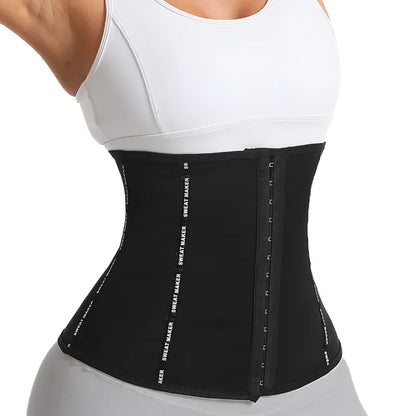 Women Abdominal Fat Burning Waistband Wrap Waist Training Sheath Sports Weight Loss Sweat Wicking Corset Sauna Suits Shaper Faja