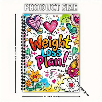 Weight Loss Plan Book My Weight Loss Diary 12 Weeks Fitness Journal Progressive Goal Setting Monthly Planner Health