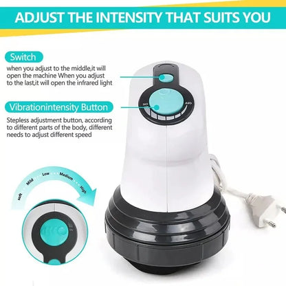 Body Electric Massager Fat Reduction Massager Portable Weight Loss Health Massager Cervical Spine Neck Waist Vibration Massage