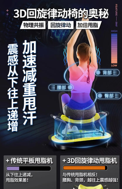 Weight Loss and Meat Throwing Machine Fat Burning Vibration Whole Body Shaping Exercise Abdominal Contraction 65cm