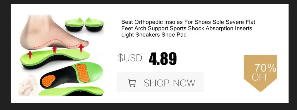 Silicon Gel Insoles Foot Care For Plantar Fasciitis Heel Spur Running Sport Insoles Shock Absorption Pads Arch Orthopedic Insole