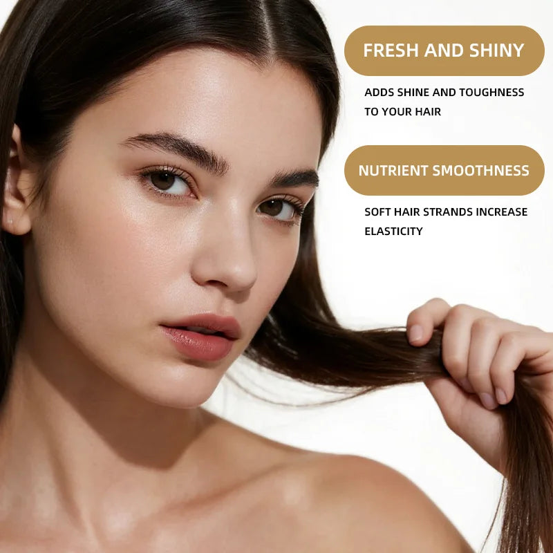 Collagen hair mask for all hair types, softening hair care moisturizing hair mask with a smooth texture
