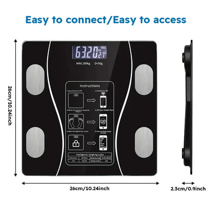 Smart Body Fat Scale for body management and fat loss, smart mode, Bluetooth body fat scale, home weight scale, ultra-precis