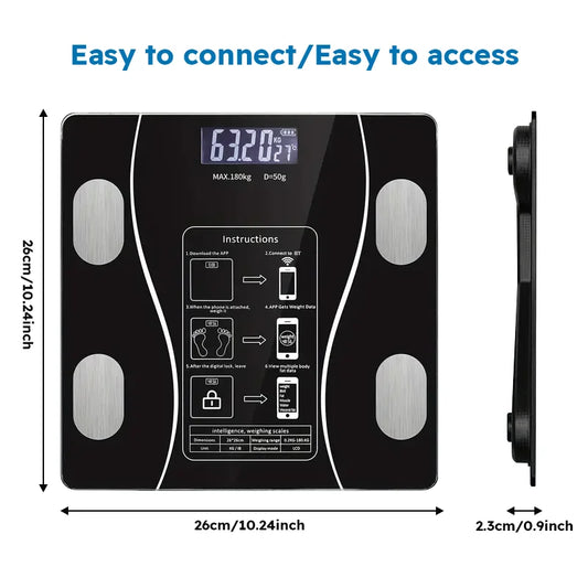 Smart Body Fat Scale for body management and fat loss, smart mode, Bluetooth body fat scale, home weight scale, ultra-precis