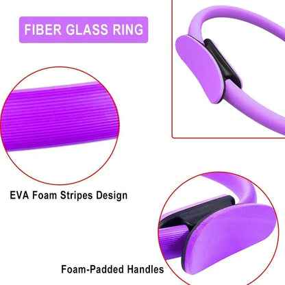 38cm Women Lose Weight Workout Sports Keep Fit Equipment Home Workout Pilates Ring Magic Circle Fitness Circles Yoga Circles