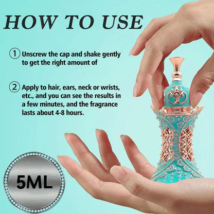 Portable Arabic Brand Luxury Perfume High Quality Original Charming Perfumes Fragrance Long Lasting Pheromones Women Men 5ml