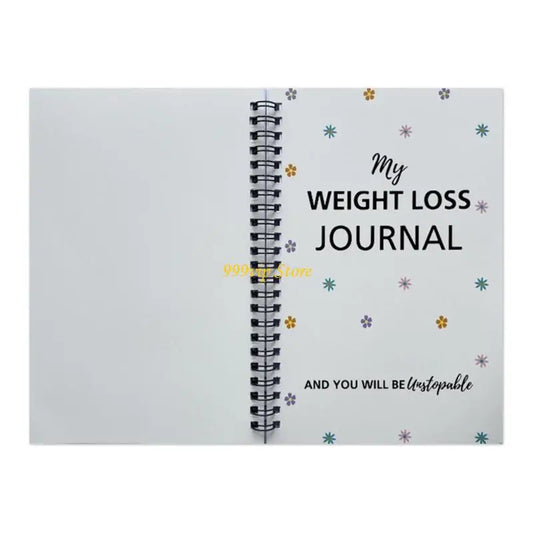 C90C Weight Loss Journal Pounds Lost & Body Measurement Notebook Workout Scheduler Notebook for Workout Mood Sleep Tracking