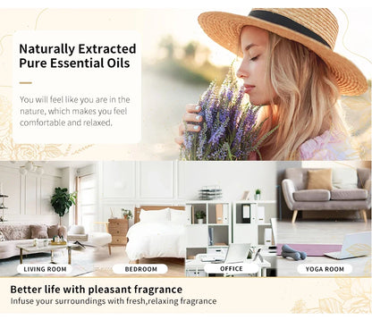 22 Bottles Essential Oils Set for Diffusers Nature Essential Oil Aromatherapy Oils Scents for Home,Humidifier,Candle Making Oil
