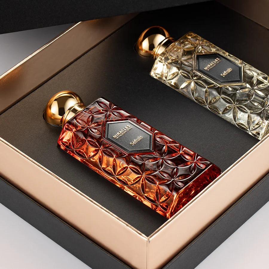 Séfralls Miracles 100ml*2pcs Long Lasting Pheromone Fragrance Perfume Cologne for Men and Women Light Cologne Fragrance
