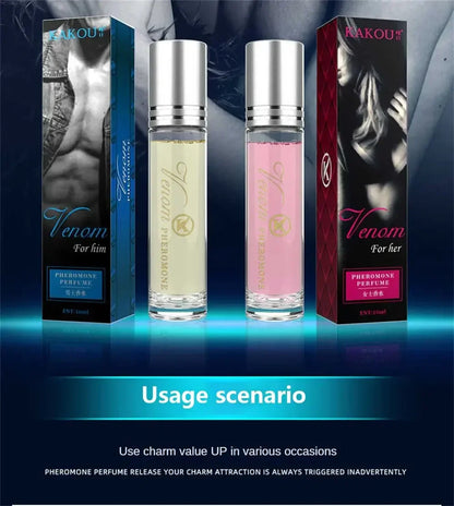 10ml roller perfume charming floral pheromone men's perfumes essential oil long-lasting fragrance to attract the opposite sex