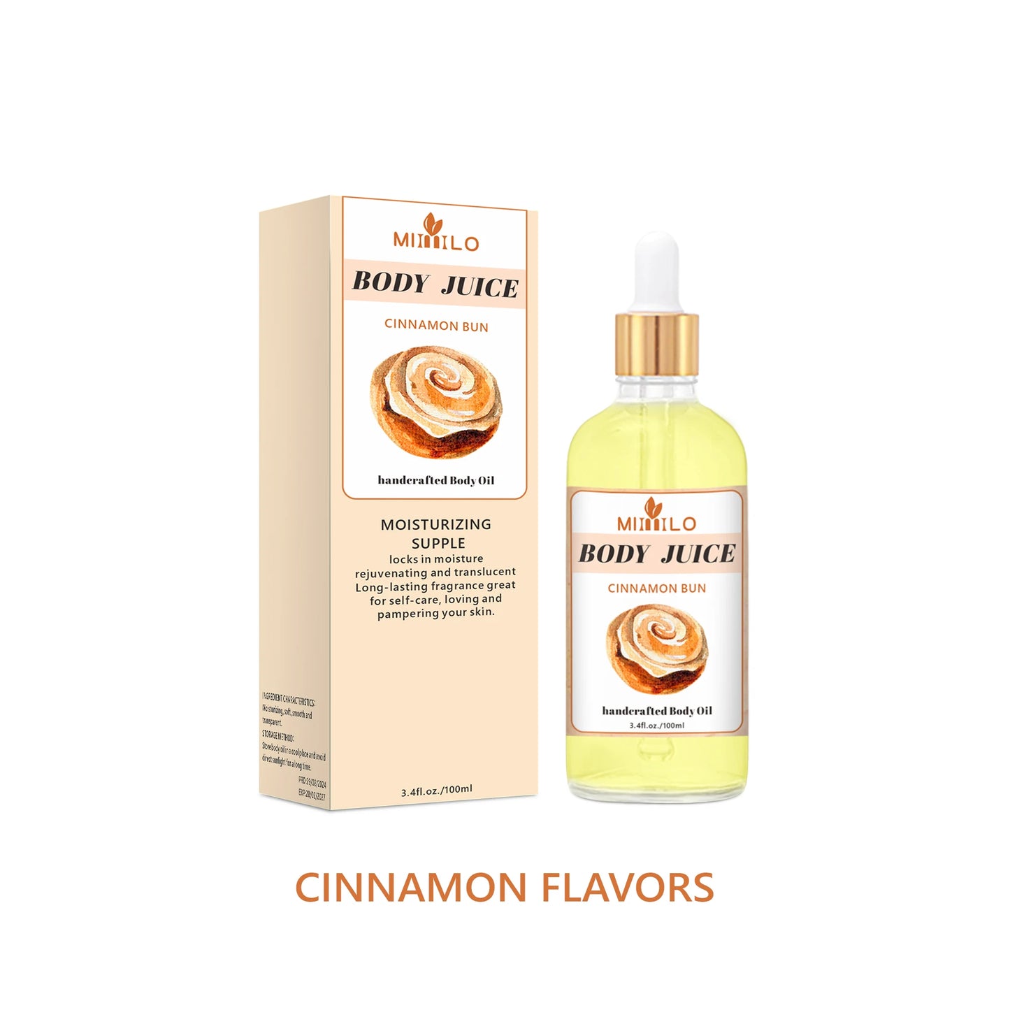 100ml Sweet Fragrance Body Oil Multiple Delightful Scents Moisturizing Nourishing Skin Care Lightweight Non Greasy Fast Absorbin