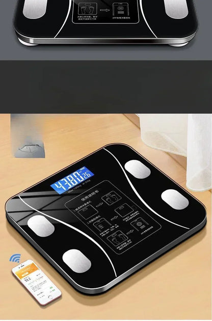 Weight scale electronic weighing smart body fat scale household precision charging small durable weight loss weighing scale