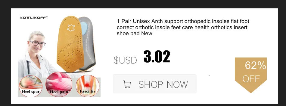 Silicon Gel Insoles Foot Care For Plantar Fasciitis Heel Spur Running Sport Insoles Shock Absorption Pads Arch Orthopedic Insole