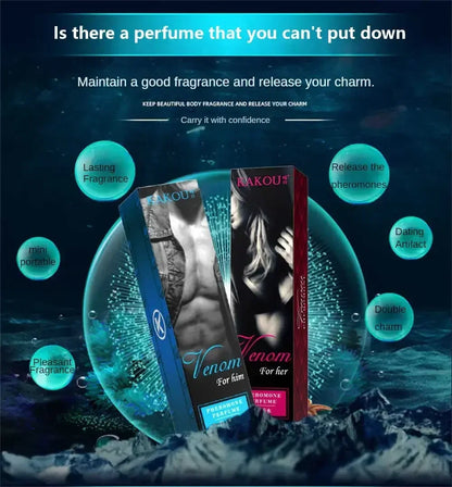 10ml roller perfume charming floral pheromone men's perfumes essential oil long-lasting fragrance to attract the opposite sex