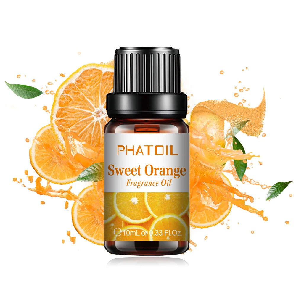 PHATOIL 10ml Strawberry Fragrance Oil Fruit Perfume Making Coconut Tangerine Mango Passion Fruit Watermelon Lemon Fig Aroma Oil