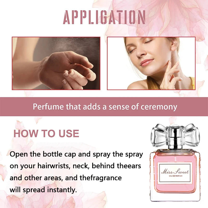 Premium Floral Fruity Perfume Women 50ml EDT 24H Long Lasting Romantic Scent Luxury Gift for Her Birthday Anniversary