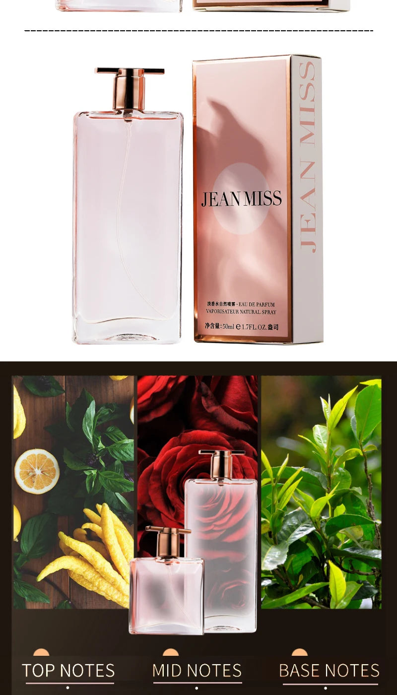Women's Perfume - 50ml, Fresh Floral Fruity Scent, Sweet, Ideal for Daily Use