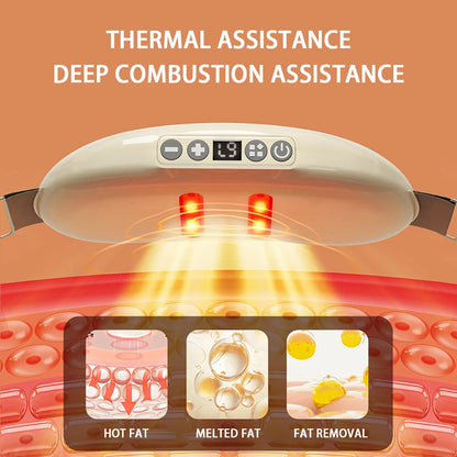 Lazy Fat Rejection Machine Weight Loss Shaking Machine Heated Massage Belt Weight Loss Device Thin Belly Abdominal Massager
