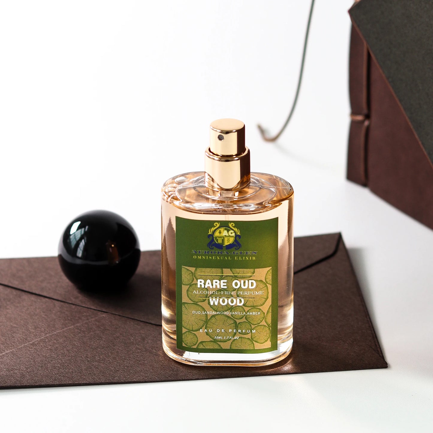 Men's Eau de Parfume 50ml Alcohol-Free Woody Fresh Long Lasting Fragrance Oil Cologne Gift Set for Him Vegan & Hypoallergenic