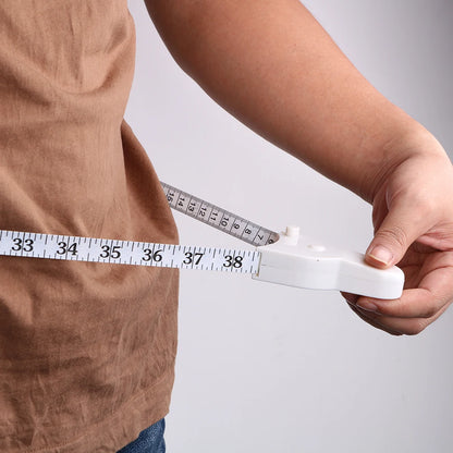 YUANJ 150CM Body Fat Weight Loss Measure Caliper Measuring Tape Gauging Tool Retractable Ruler for Fitness Accurate Tool