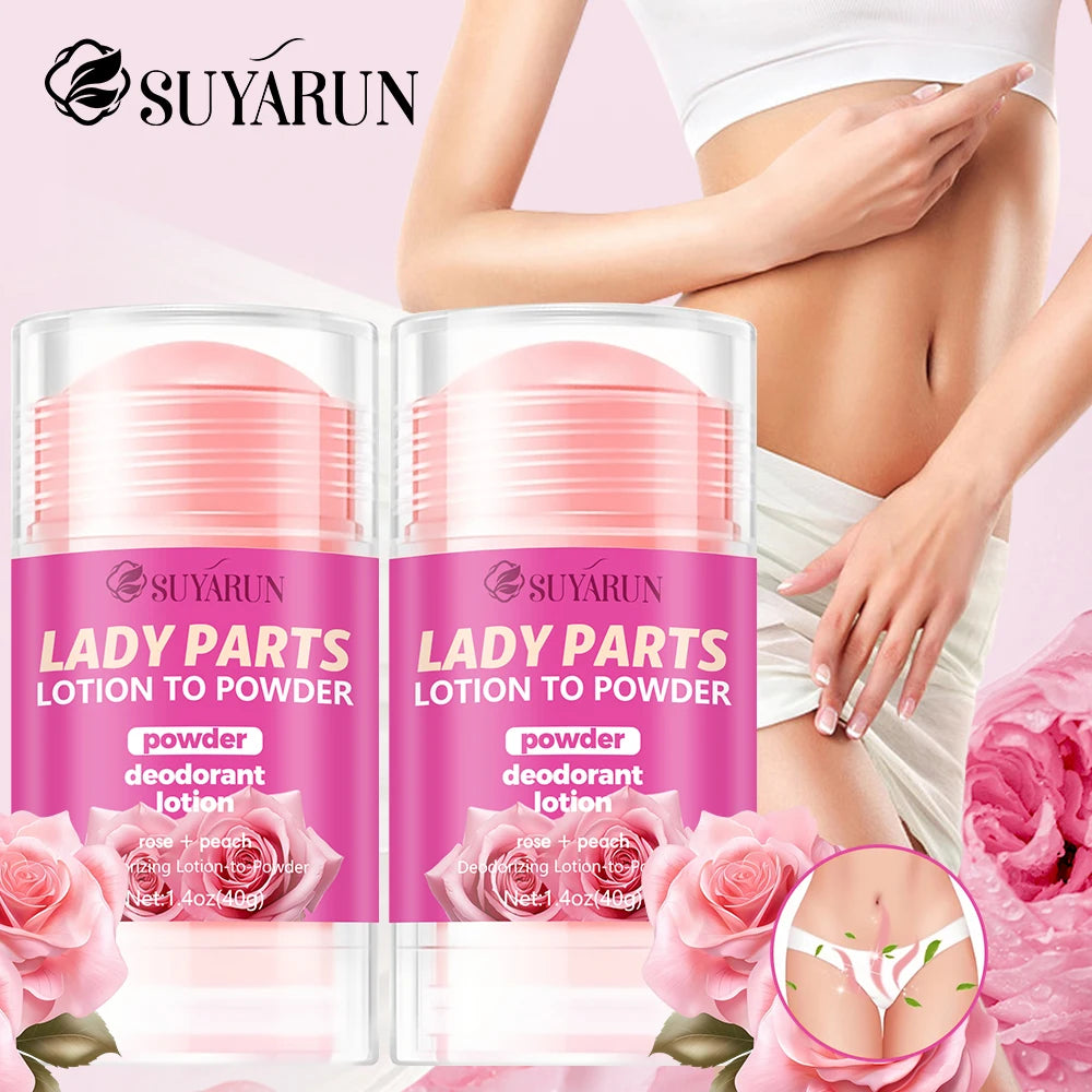 SUYARUN Ladies Deodorant Anti-Sweat Moisturizing Refreshing Long-Lasting Comfort Fragrance Body Care Product.
