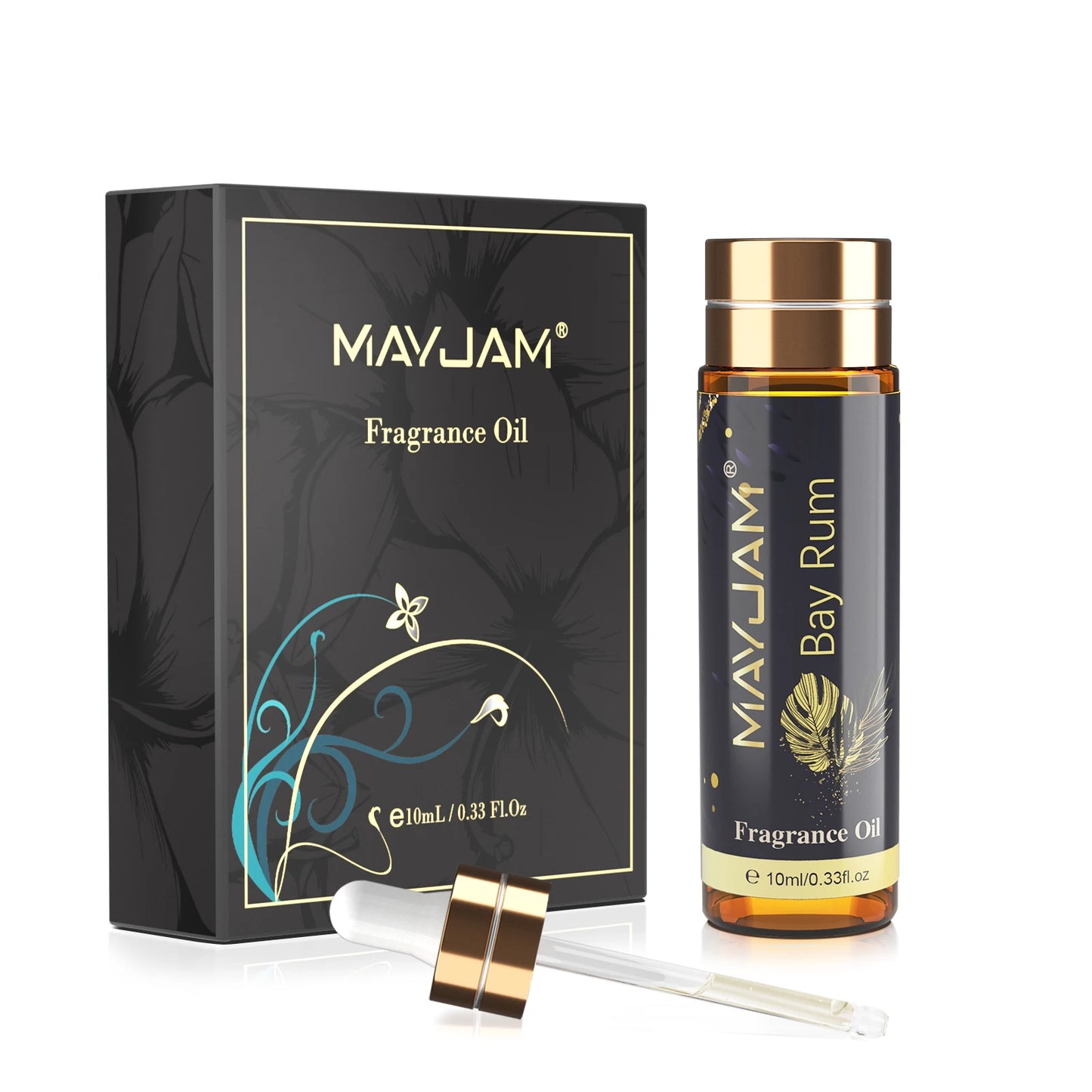 MAYJAM Men's Essential Oil Classic Cologne Sweet Tobacco Bay Rum Forest Pine Bamboo Rain Fragrance Long-lasting Scents