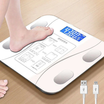 Weight scale electronic weighing smart body fat scale household precision charging small durable weight loss weighing scale