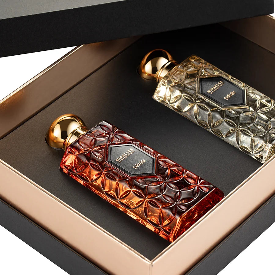 Séfralls Miracles 100ml*2pcs Long Lasting Pheromone Fragrance Perfume Cologne for Men and Women Light Cologne Fragrance