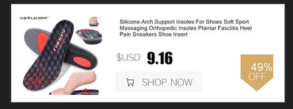 Silicon Gel Insoles Foot Care For Plantar Fasciitis Heel Spur Running Sport Insoles Shock Absorption Pads Arch Orthopedic Insole