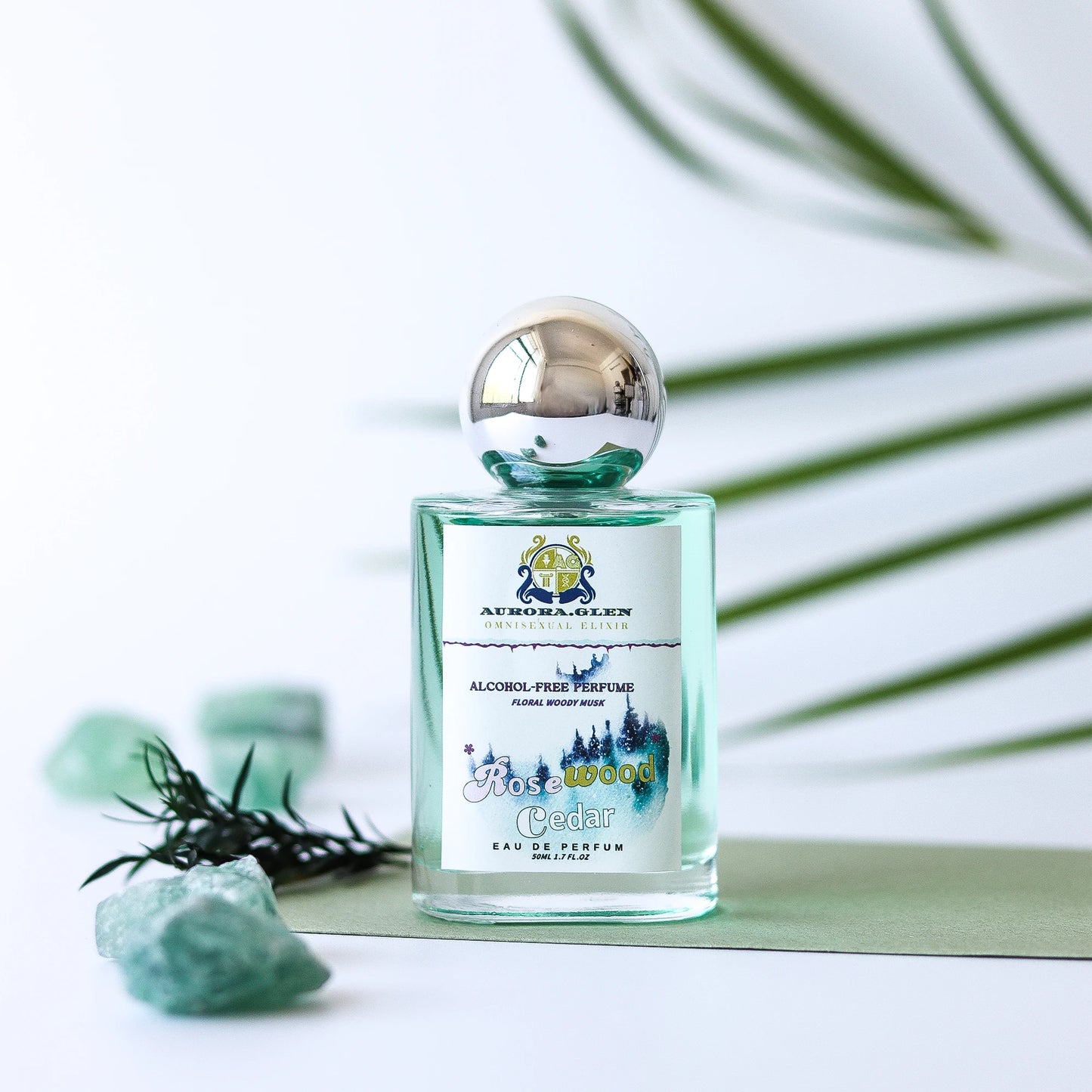 Men's Eau de Parfume 50ml Alcohol-Free Woody Fresh Long Lasting Fragrance Oil Cologne Gift Set for Him Vegan & Hypoallergenic