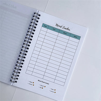 Weight Loss Journal for Women & Men Fitness Planner Diet Tracker Notebook for Home School Office Business