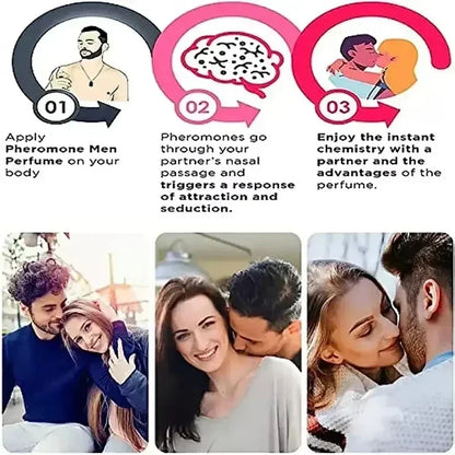 Powerful Pheromone Cologne For Men Lasting Perfume Boost Confidence Elegant Sexy Scent For Woman Dating Seductive Essential Oils