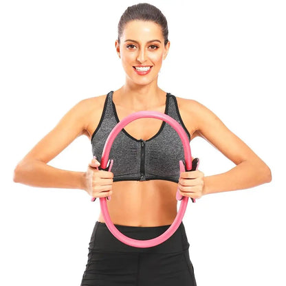 38cm Women Lose Weight Workout Sports Keep Fit Equipment Home Workout Pilates Ring Magic Circle Fitness Circles Yoga Circles