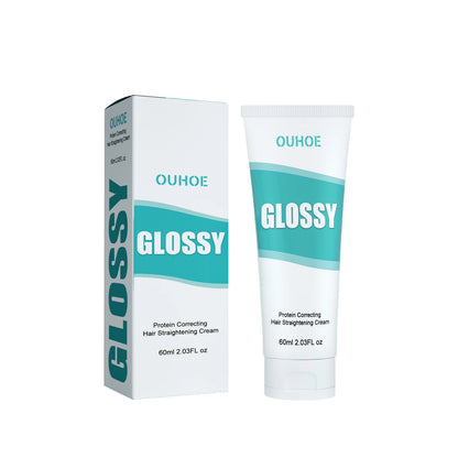 Keratin Hair Straightening Cream Hair Repair Conditioner Reduce Frizzy and Dry Hair Care Set Hair Salon Protein Correction Cream