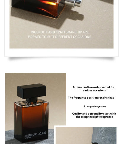 High Quality Eau De Toilette for Men - Fresh Romantic Fougere Scent Woody Notes 50ml Cologne Perfume