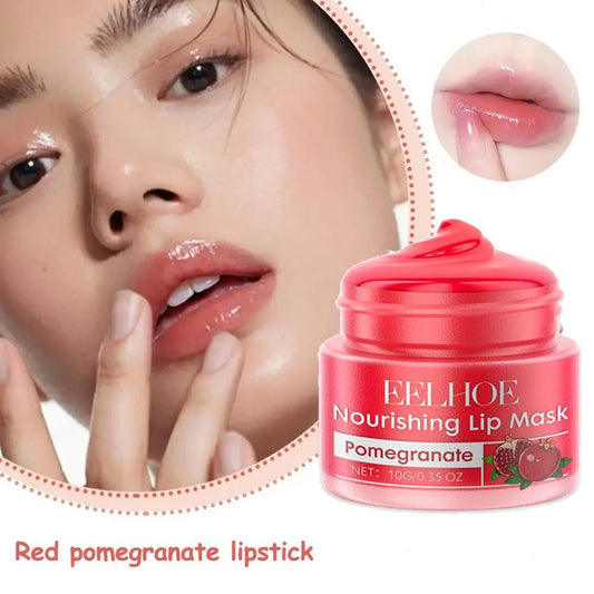 Red Pomegranate Lipstick For Women Hydrating Lipstick Glossy Moisture Lip Gloss Sheer Coverage Long Lasting Lip Balm For Dry Lip