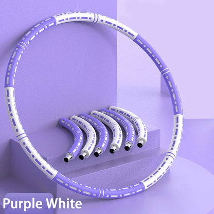 Fitness Yoga Loop Weight Loss Circle Weighted Hoop Waist Exercise Slimming Sport Hoop Massage Bodybuilding Gym Shape Thin Waist