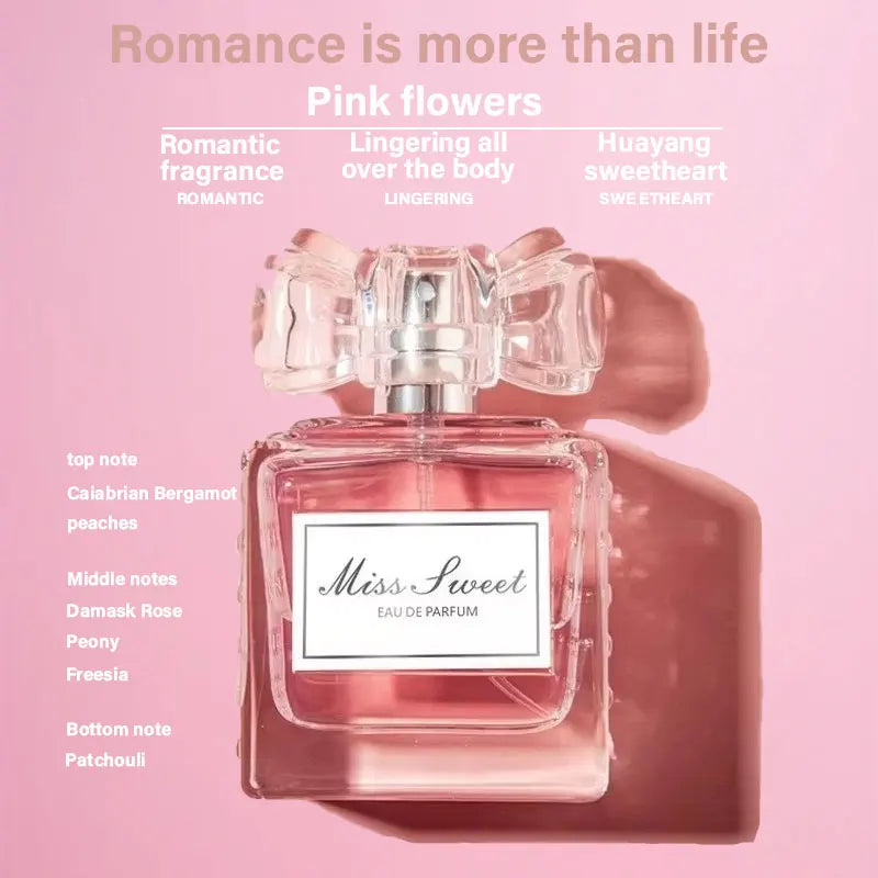 Premium Floral Fruity Perfume Women 50ml EDT 24H Long Lasting Romantic Scent Luxury Gift for Her Birthday Anniversary