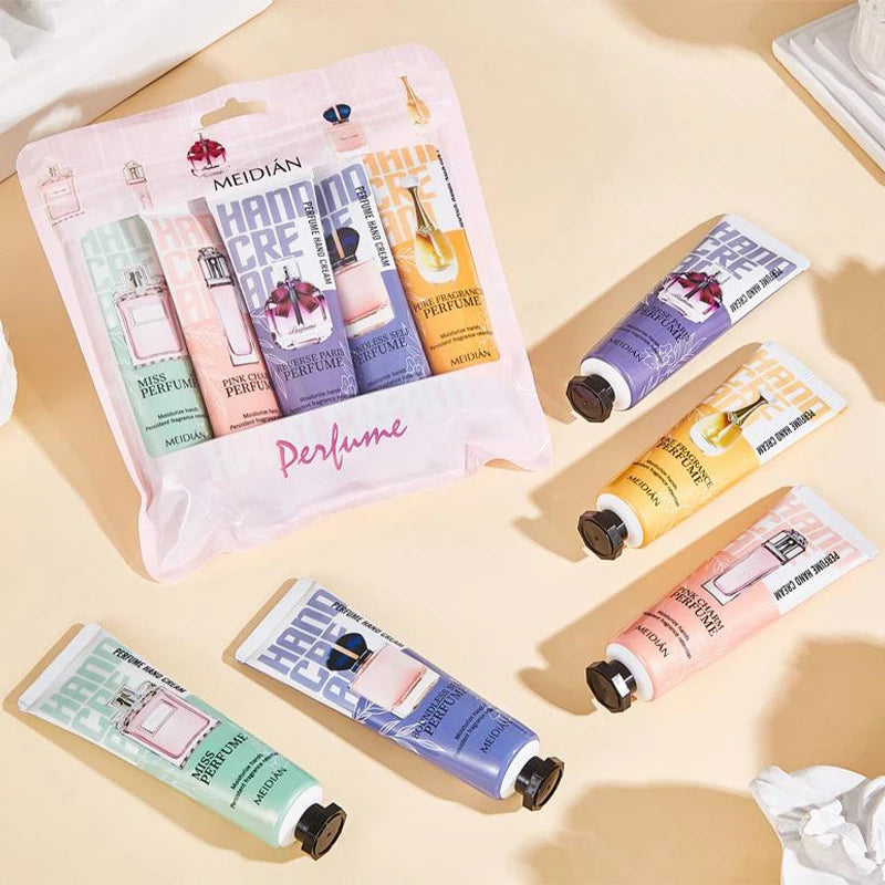 Perfume Hand Cream Set Moisturizing And Hydrating Long-lasting Fragrance Repair Anti-drying Smooth Hand Skin Hand Skin Care Set