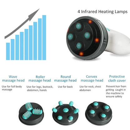 Body Electric Massager Fat Reduction Massager Portable Weight Loss Health Massager Cervical Spine Neck Waist Vibration Massage