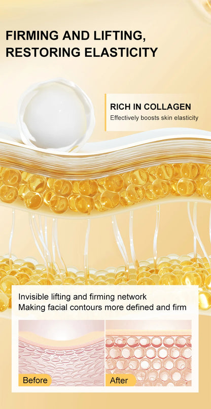 Collagen Face Serum Anti Wrinkle Whitening Hyaluronic Acid Serum Lifting Firming Anti Aging Facial Skin Care Beauty Cosmetics