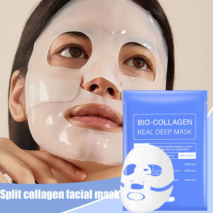 Collagen Face Mask Moisturizing Brightening Deep Hydration Overnight Mask Nourishing Refreshing Face Skin Care Bio Collagen Mask