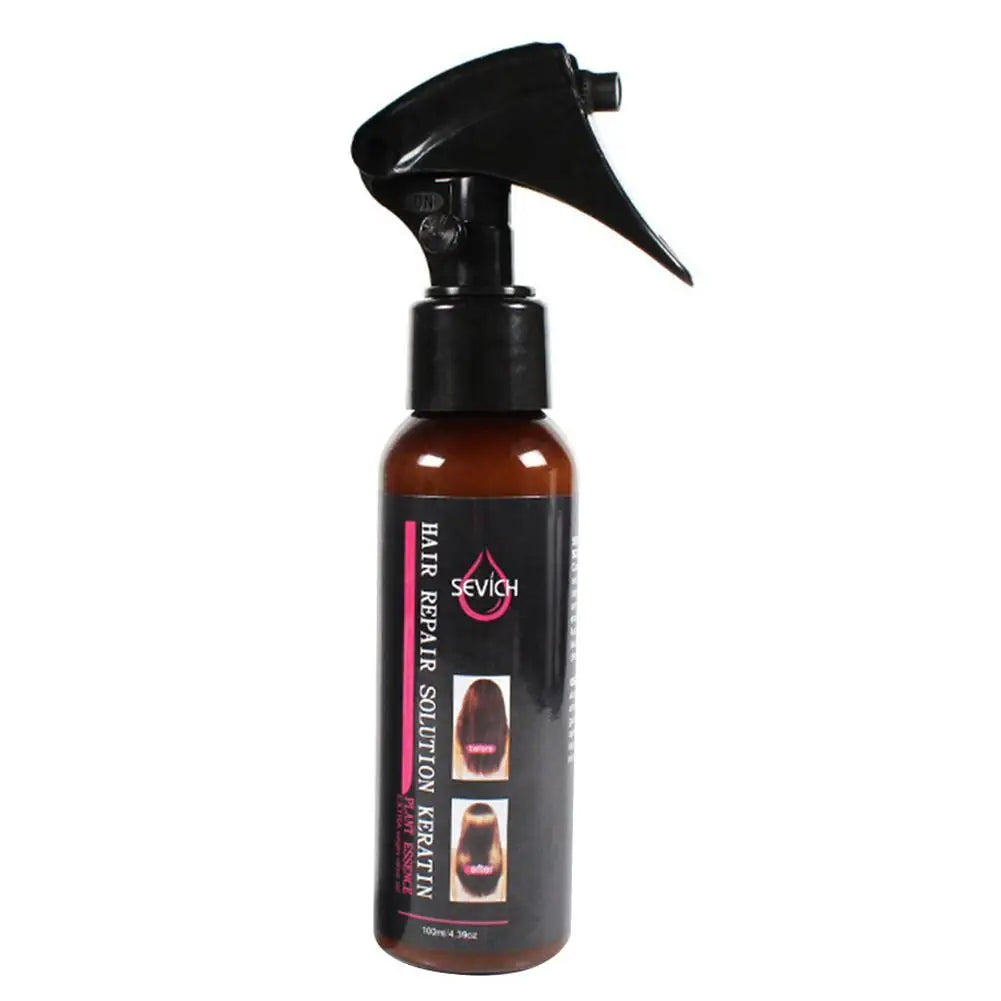 Keratin Hair Smoothing Spray Hair Conditioner Keratin Hair Treatment For Dyeing Damaged Anti-frizzle Soften Shiny Hair Care Oil